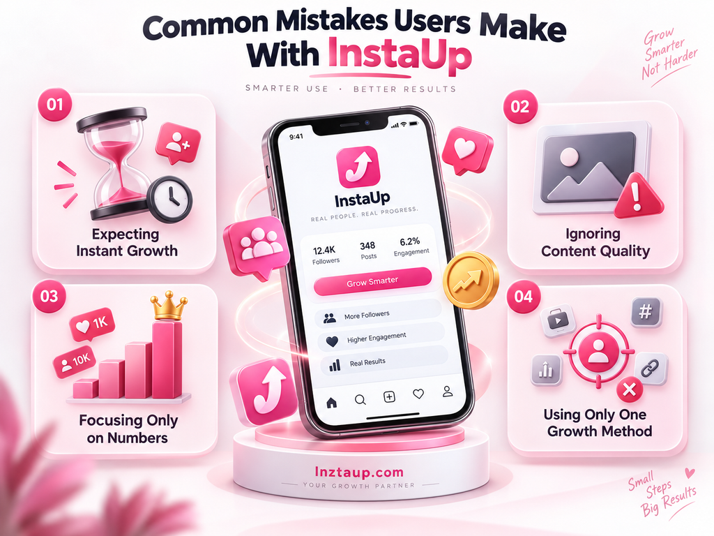 Common Mistakes Users Make With InstaUp