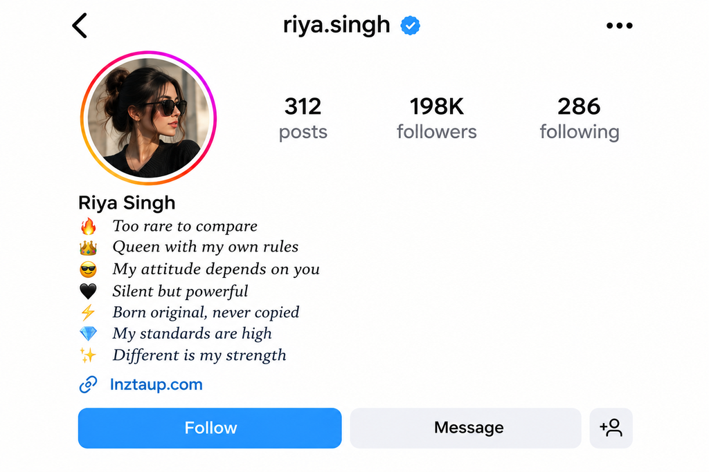 Attitude Instagram Bio For Girls