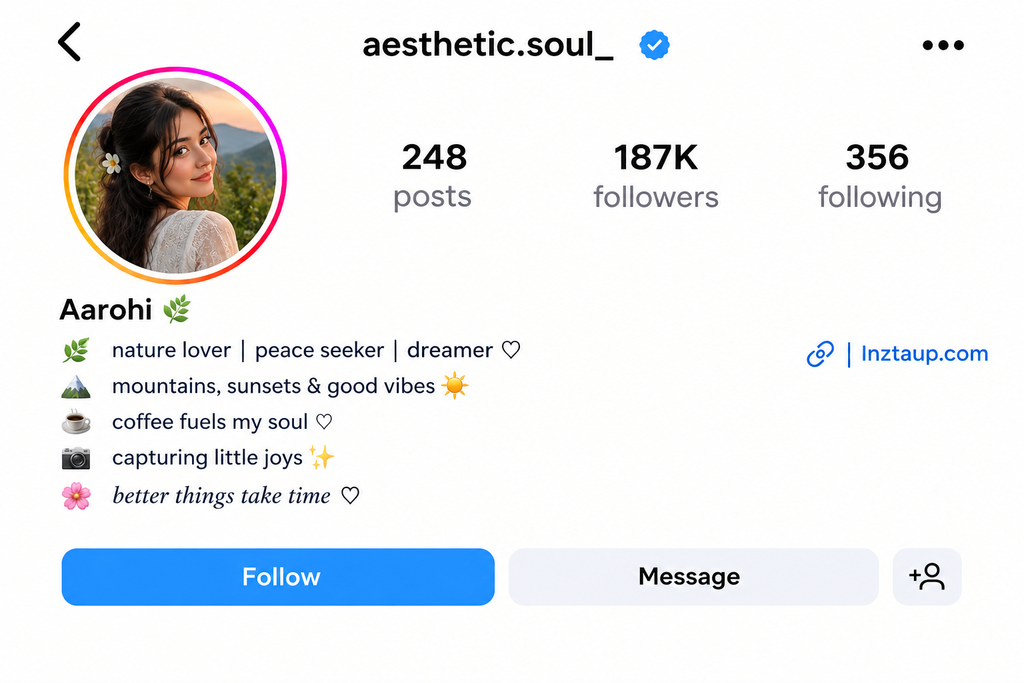 Nature Aesthetic Instagram Bio