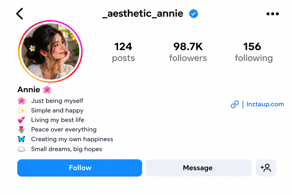 Simple Instagram Bio For Girls