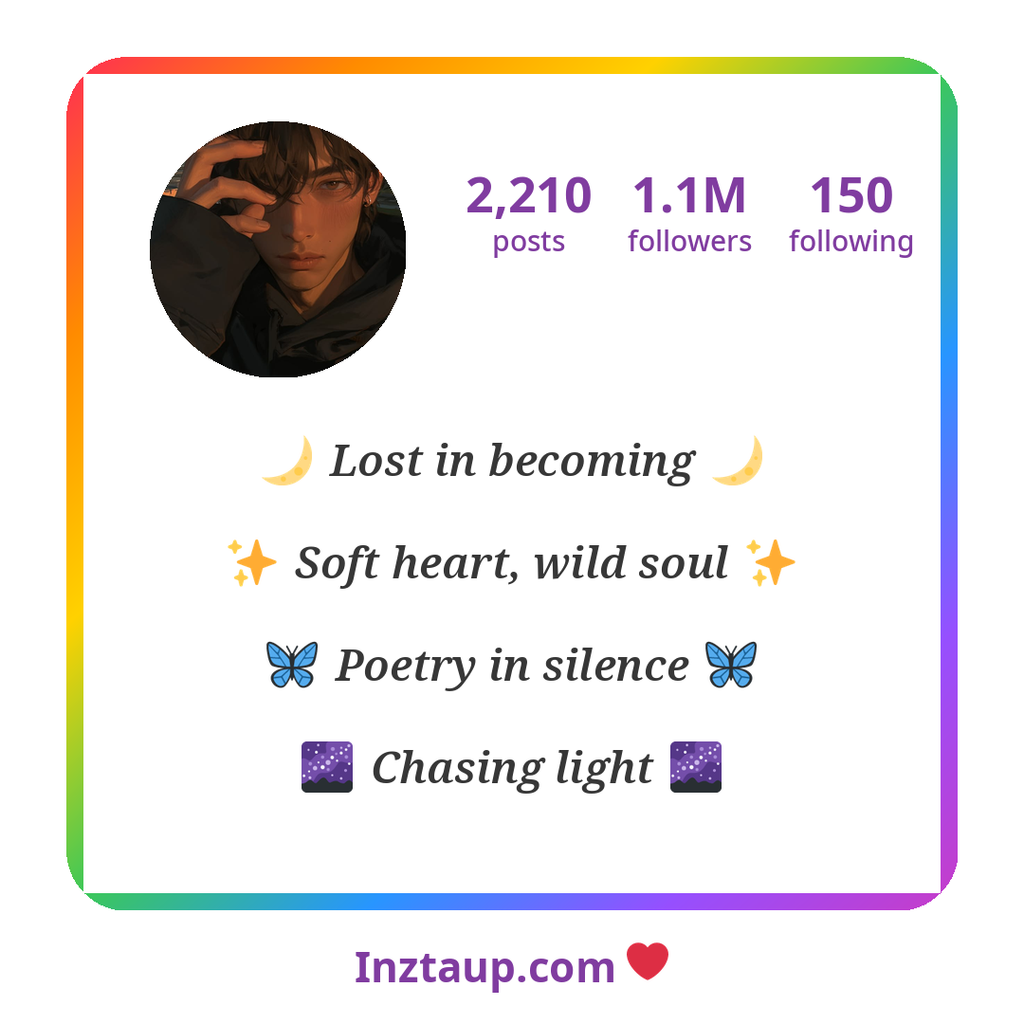 1000+ Best Instagram Bio For Boys 2026: Attitude, Stylish, Love & VIP Trending Bios 11 Aesthetic Instagram Bio For Boys