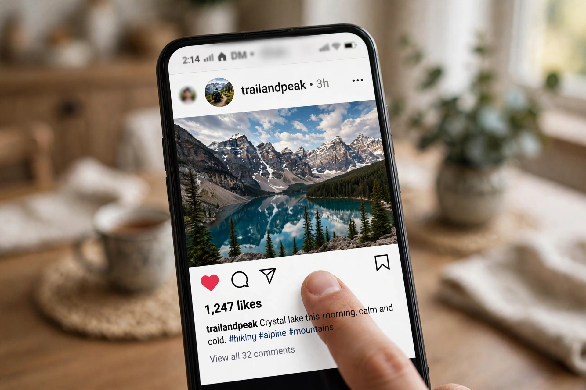 Instagram Likes Viewer: See Who Liked Your Posts, Photos & Reels (2026 Guide) 3 Instagram likes viewer: finger tapping the likes count to see who liked a post