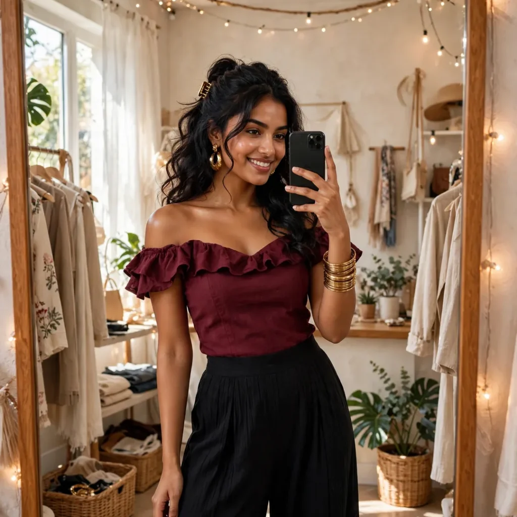 Insta DP for Girls 2026 | Cute, Attitude, Hidden Face & Aesthetic DPs 85 Mirror Selfie Instagram DP for Girls