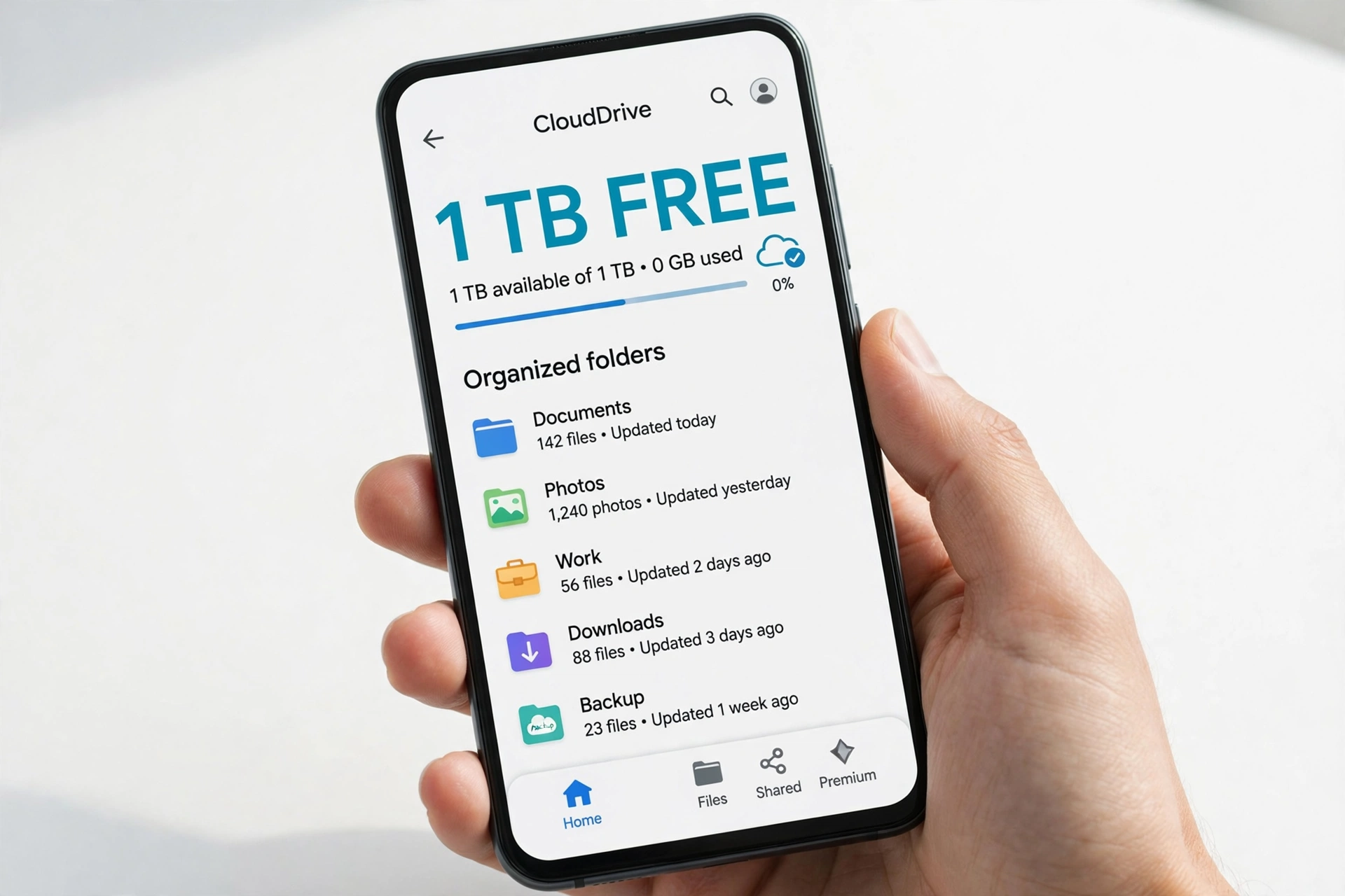 TeraBox Mod APK v4.26.5 Download (2026): Premium Unlocked, No Ads, Features & Safety Guide 2 TeraBox Mod APK v4.26.5 showing 1TB free cloud storage on Android phone