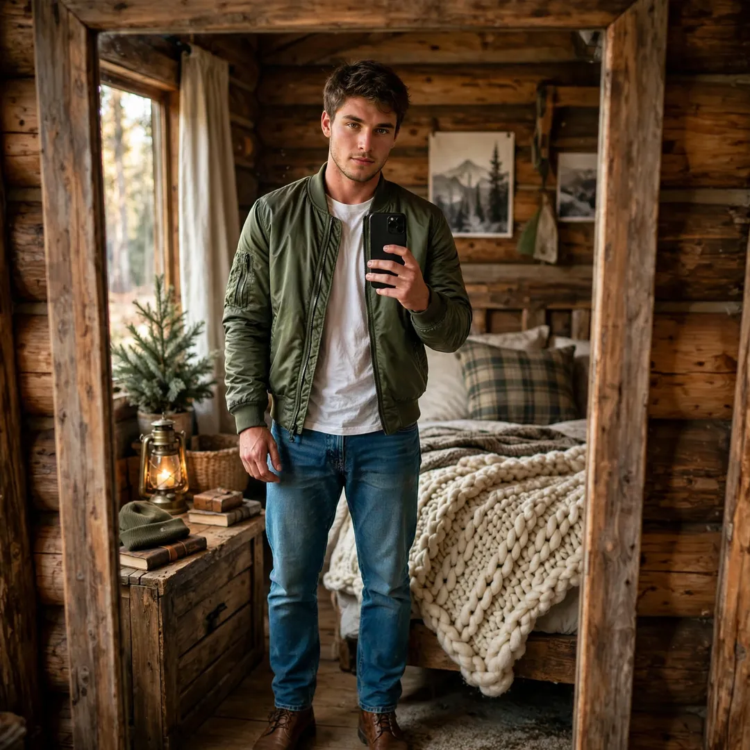 Insta DP for Boys 2026 | Attitude, Stylish & HD DPs 131 Mirror Selfie Insta DP for Boys