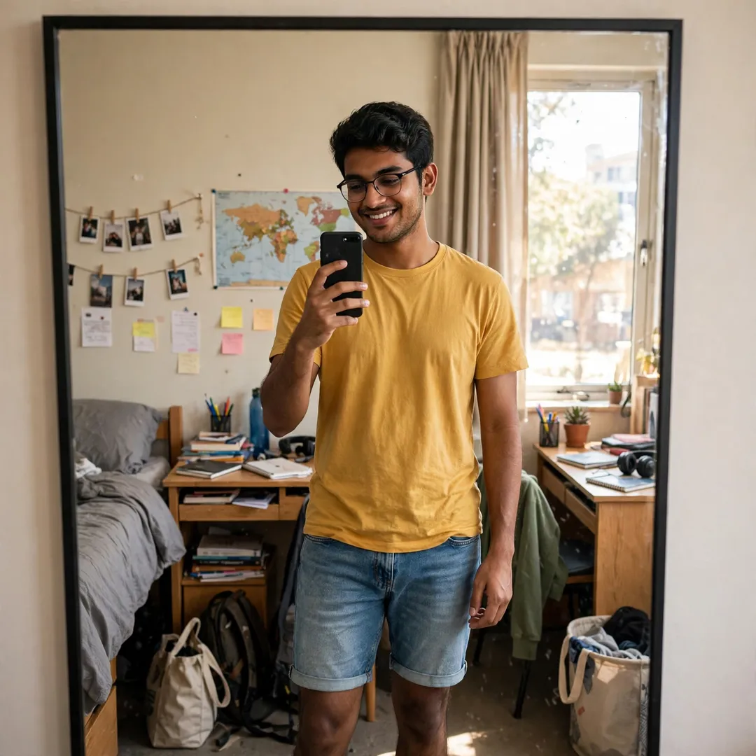 Insta DP for Boys 2026 | Attitude, Stylish & HD DPs 138 Mirror Selfie Insta DP for Boys