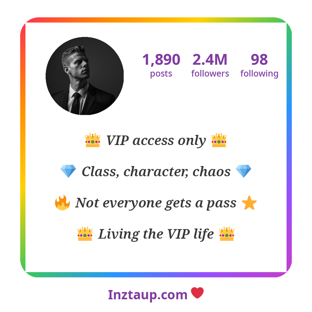 1000+ Best Instagram Bio For Boys 2026: Attitude, Stylish, Love & VIP Trending Bios 5 VIP Insta Bio For Boys